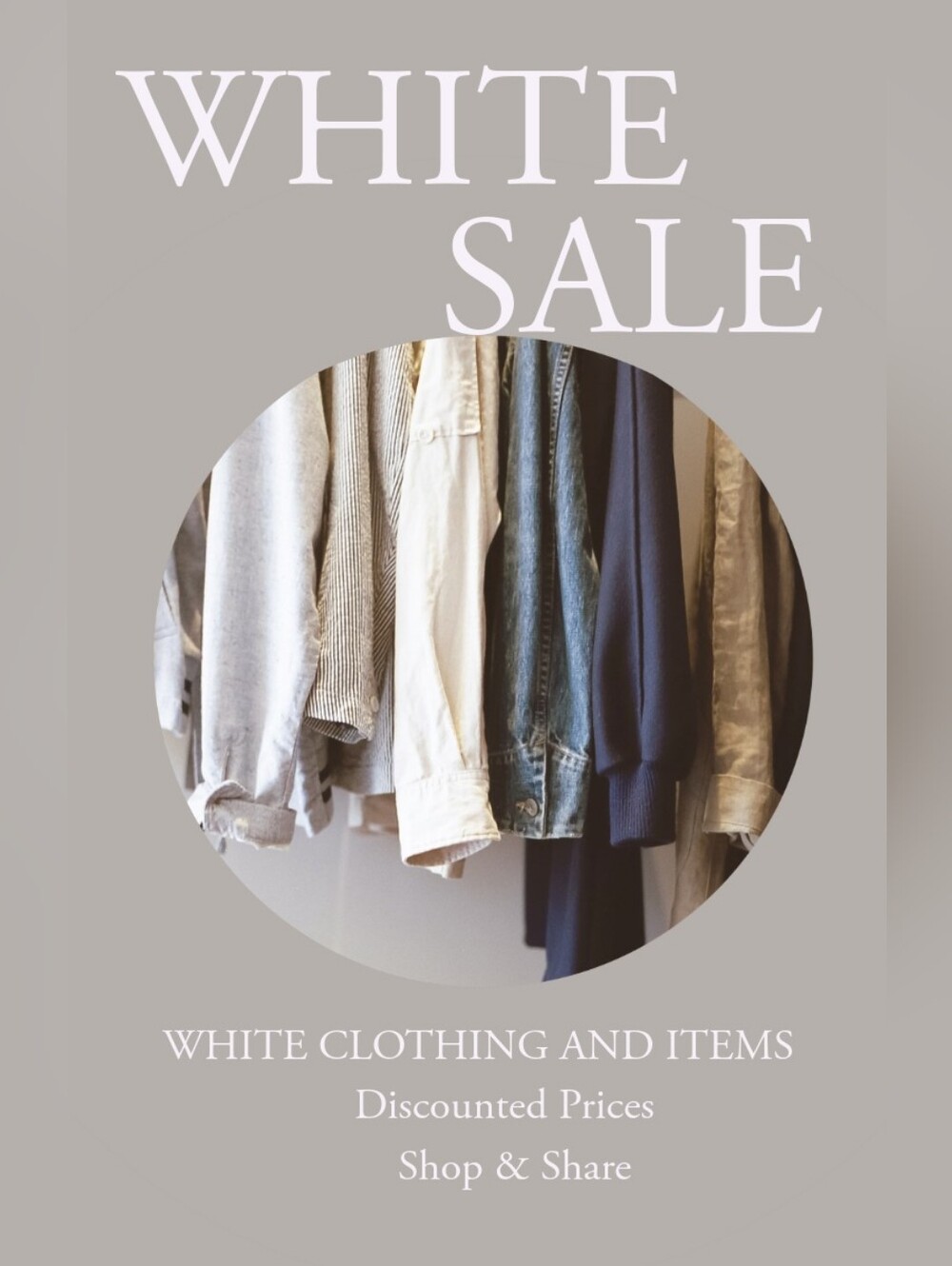 WHITE SALE! - Picture 1 of 4
